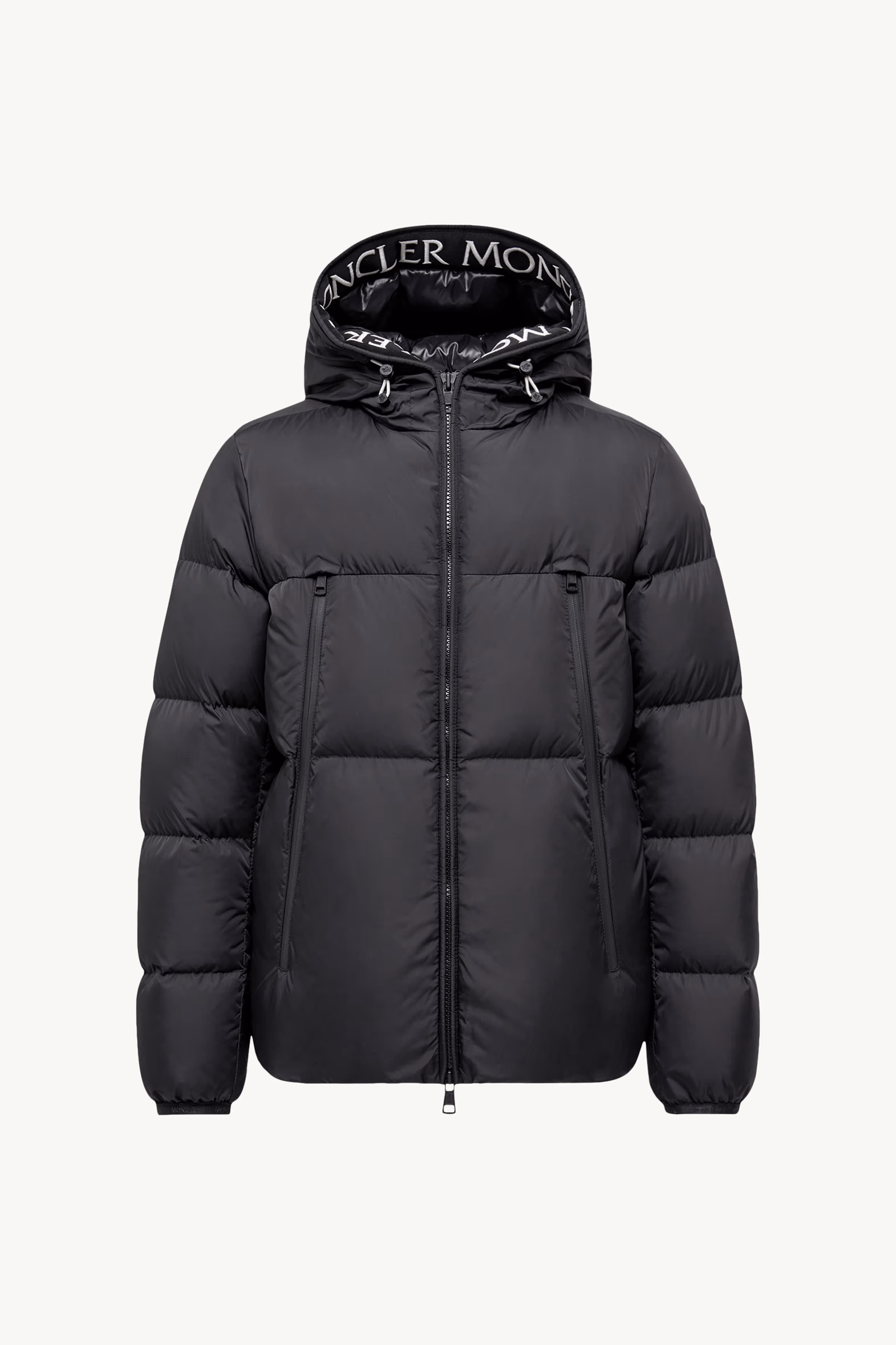 Montcla Hooded Short Down Jacket Men Black Moncler 2
